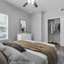 bedroom with spacious areas