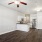 large living area open to kitchen