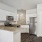 c-shaped kitchen with open countertop